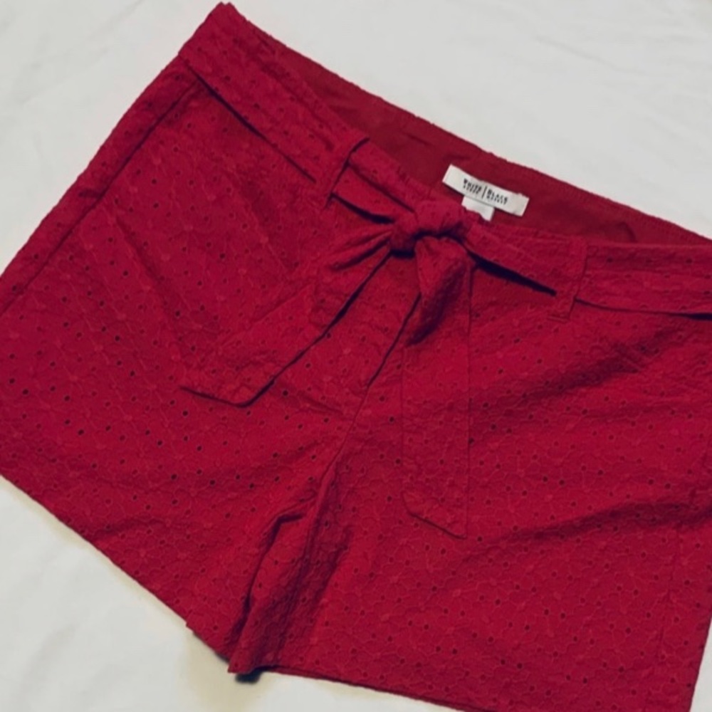 WHITE HOUSE/BLACK MARKET Belted Shorts (6) LOVELY!